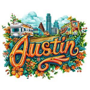 austin text typography