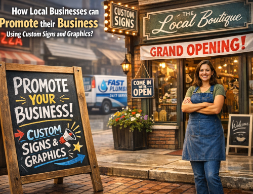 How Local Businesses can Promote their Business Using Custom Signs and Graphics?